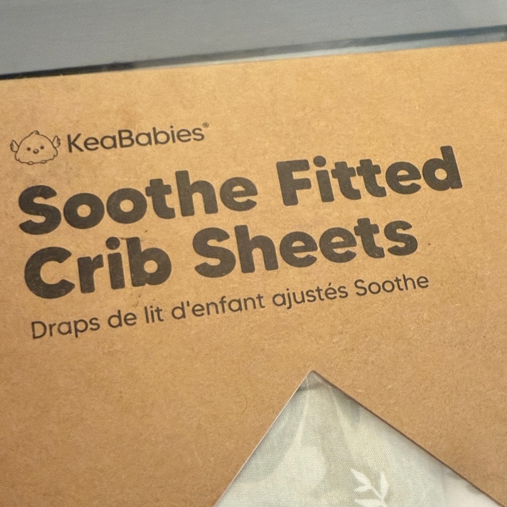 KeaBabies Soothe Fitted Crib Sheets 2 Pack In Herb - Picture 4 of 8